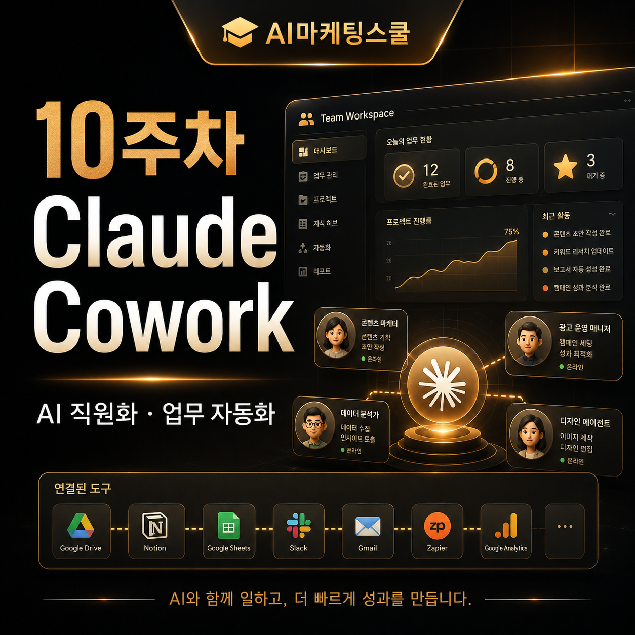 AI마케팅스쿨 10주차 Claude Cowork 커리큘럼 썸네일